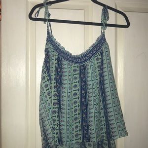 hollister pastel tribal pattern tank